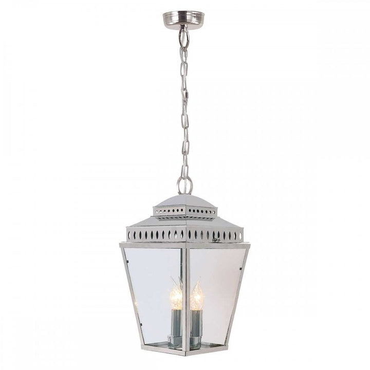 Elstead MANSION-HOUSE8-PN Mansion House 3 Light Chain Lantern Polished Nickel