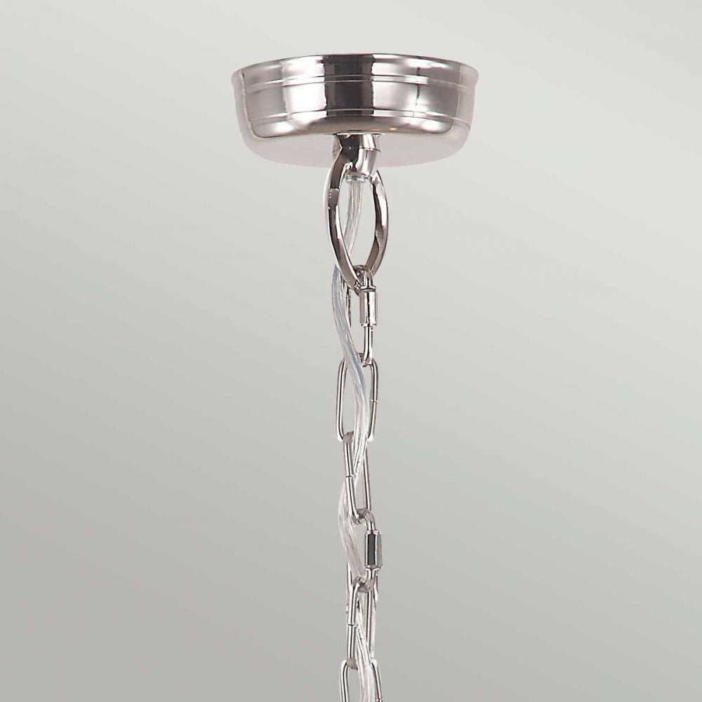 Elstead MANSION-HOUSE8-PN Mansion House 3 Light Chain Lantern Polished Nickel