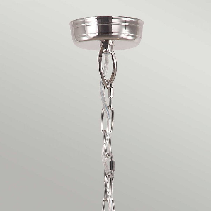 Elstead MANSION-HOUSE8-PN Mansion House 3 Light Chain Lantern Polished Nickel