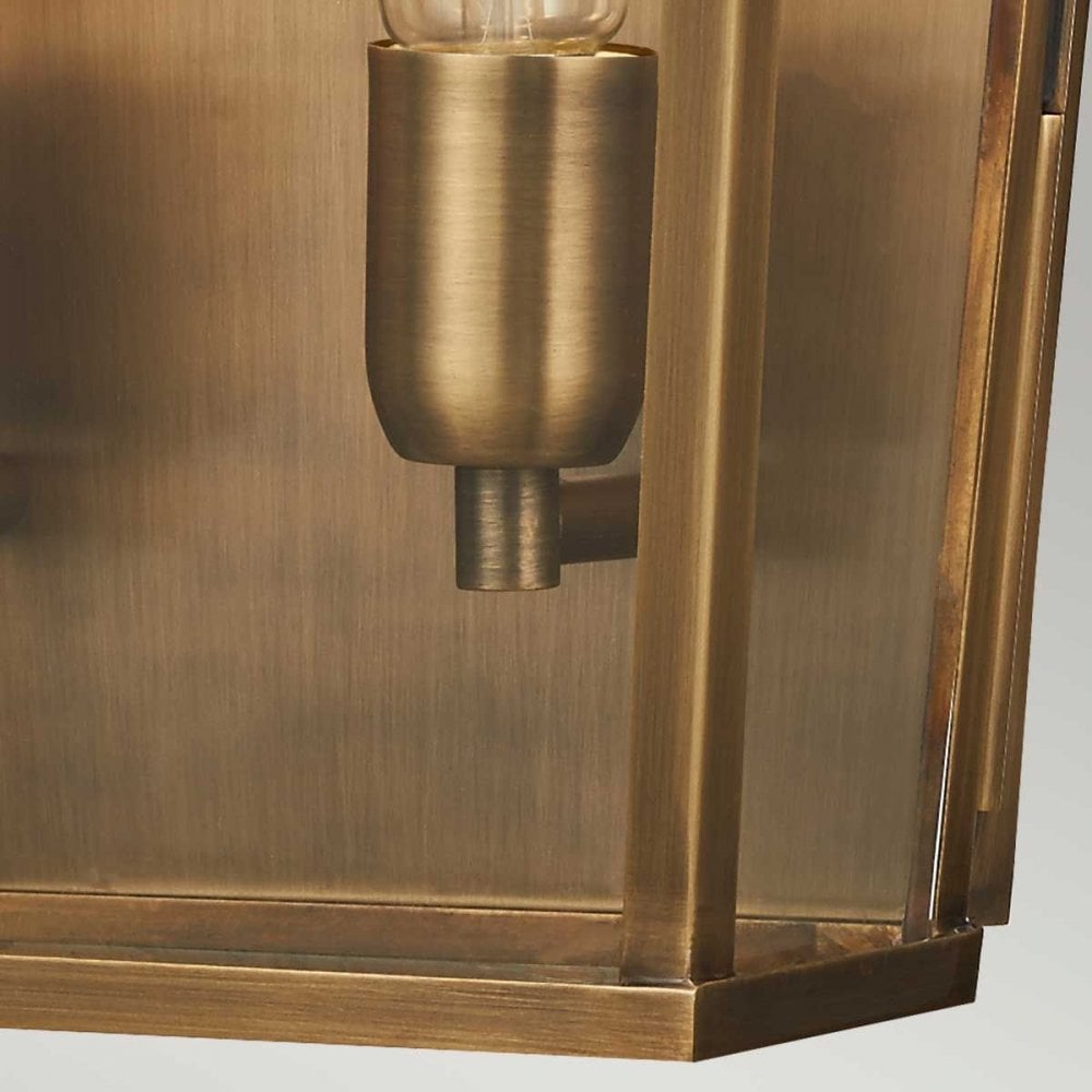 Elstead MANSION-HOUSE-L-BR Mansion House 1 Light Large Wall Lantern Aged Brass