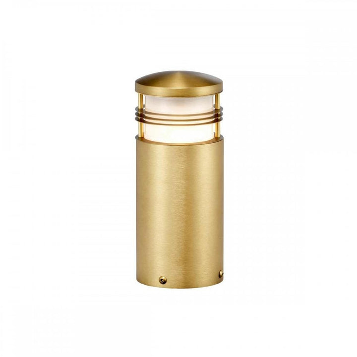 Elstead NEWBRIGHTON-MB-BRASS Newbrighton 1 Light Mini Bollard Brushed Brass