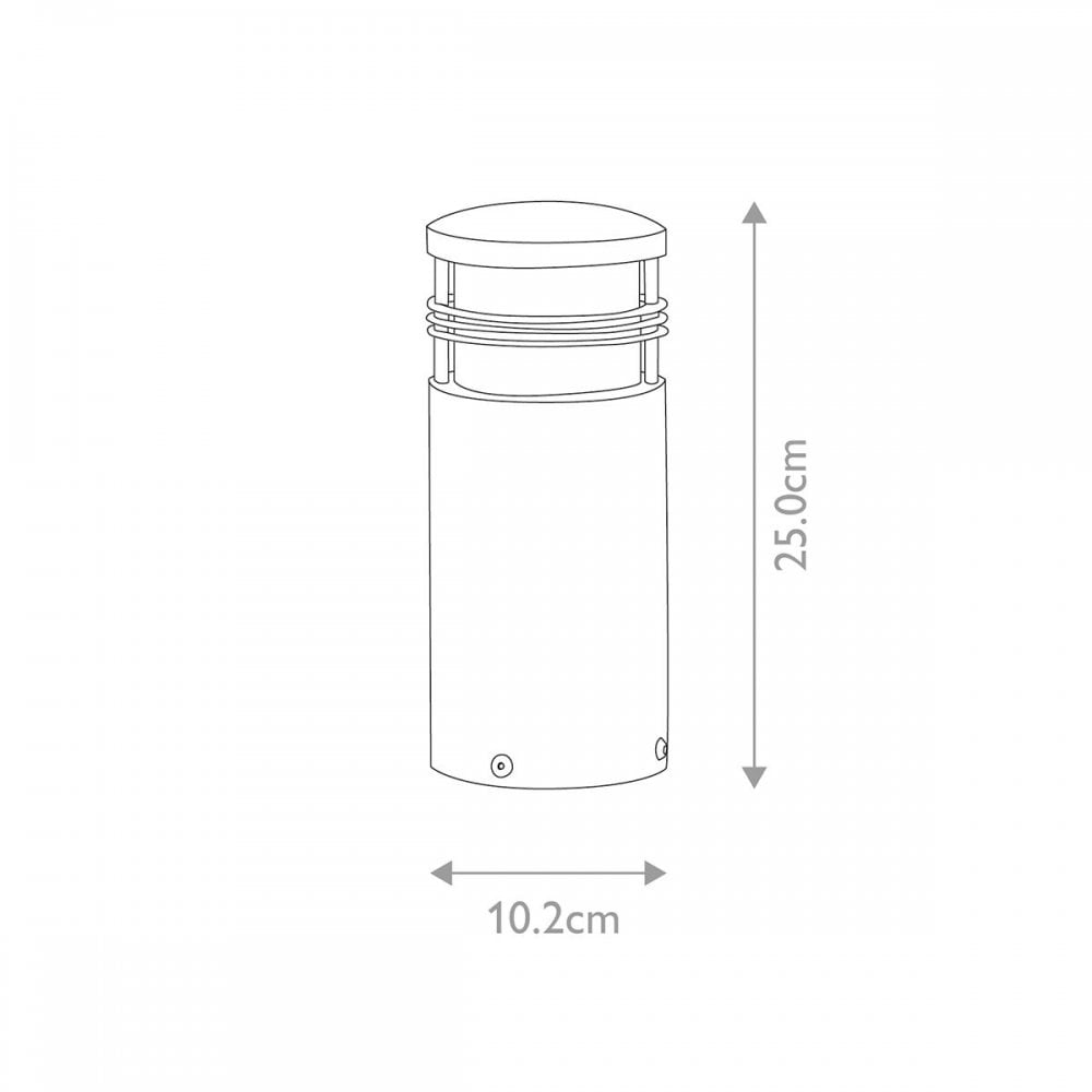 Elstead NEWBRIGHTON-MB-BRASS Newbrighton 1 Light Mini Bollard Brushed Brass