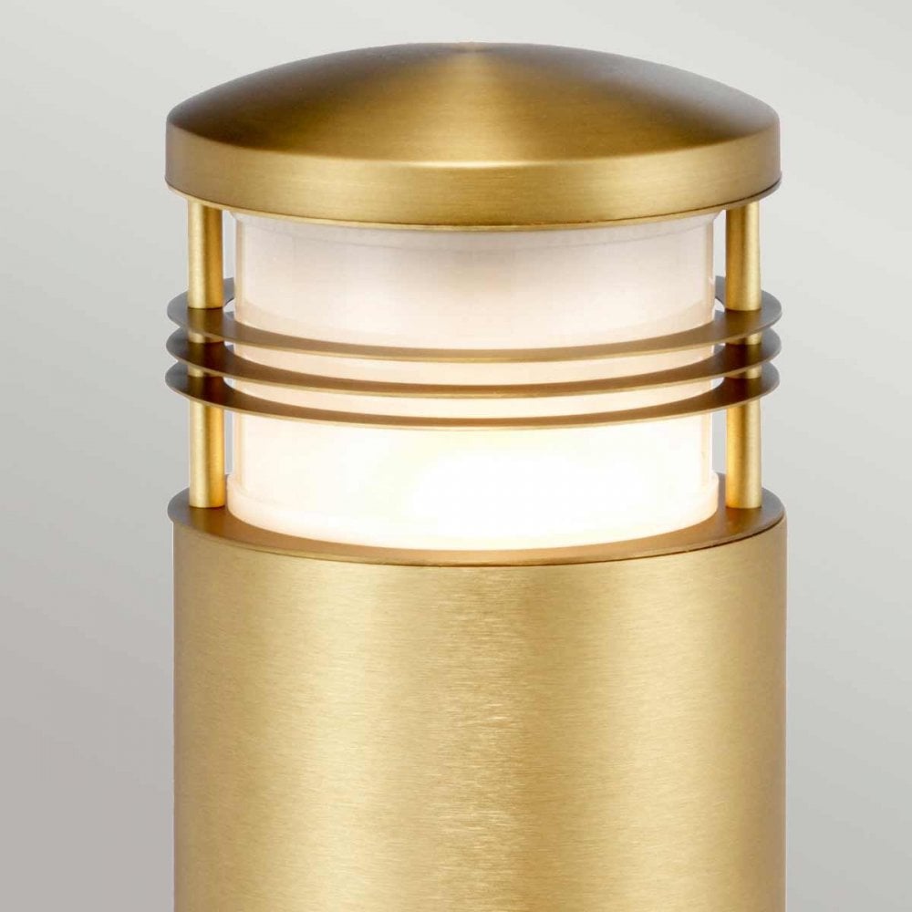 Elstead NEWBRIGHTON-MB-BRASS Newbrighton 1 Light Mini Bollard Brushed Brass