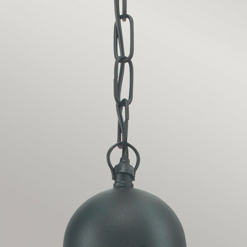 Norlys OS8-BLACK-C Oslo 1 Light Chain Lantern - Black