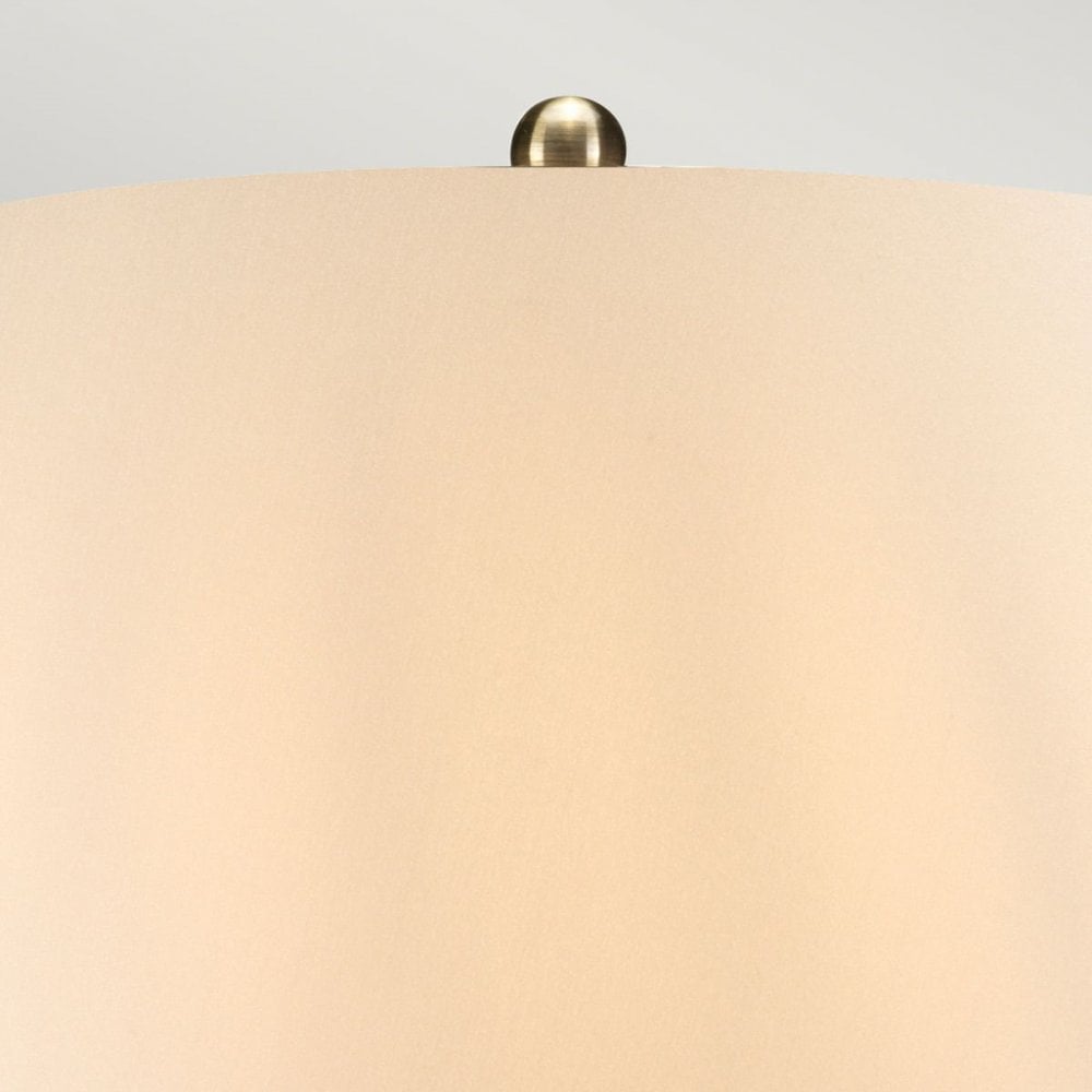 Elstead OTTOMAN-TL-IV Ottoman 1 Light Table Lamp - Ivory shade Bronze Metalic, Ivory Shade