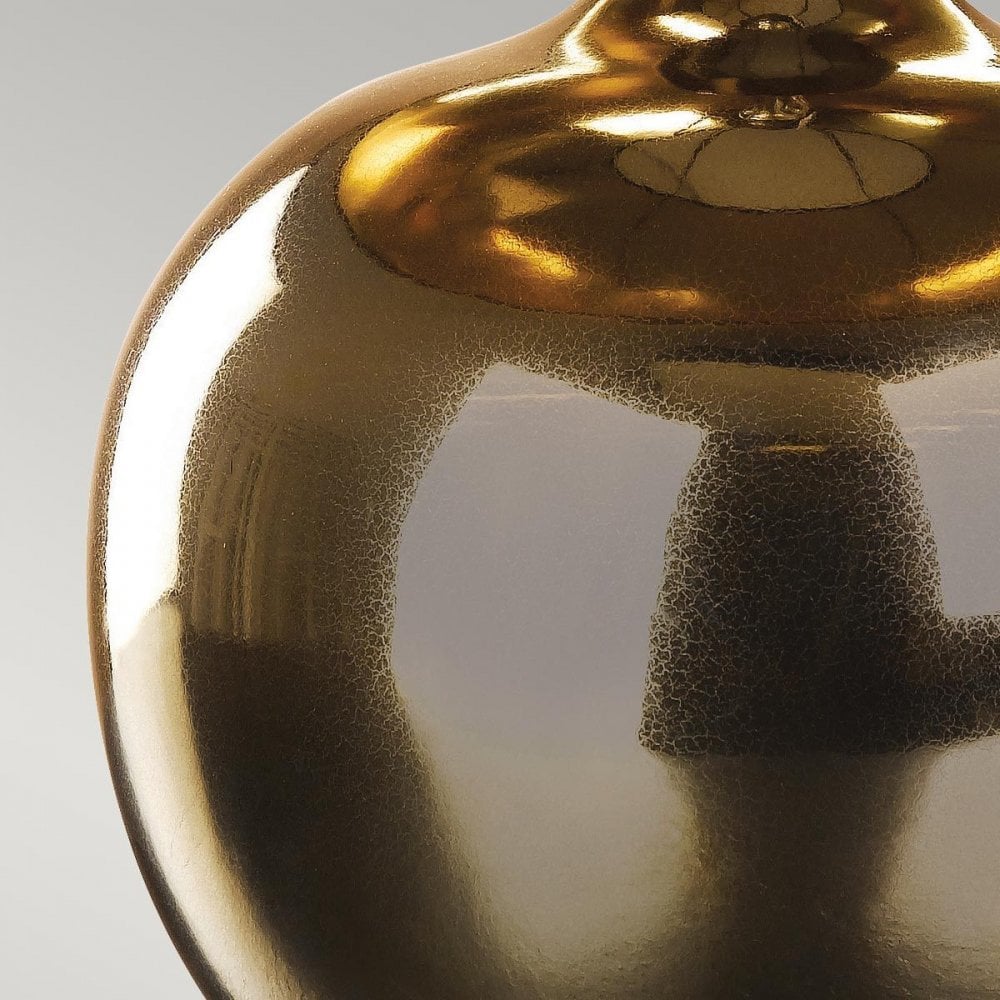 Elstead OTTOMAN-TL-IV Ottoman 1 Light Table Lamp - Ivory shade Bronze Metalic, Ivory Shade