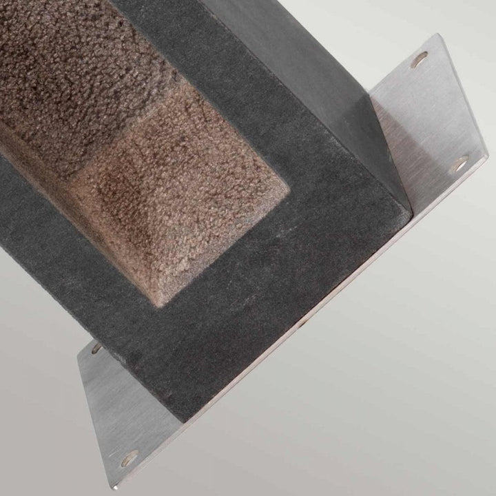 Elstead PARKSTONE-BOL-A Parkstone Large LED Bollard Basalt Stone with Stainless Steel