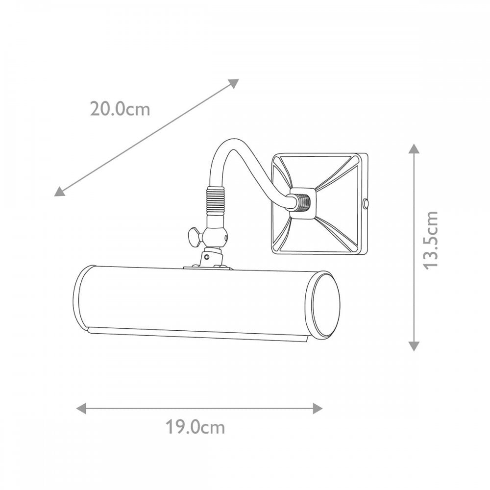 Elstead PL1-10-BB Picture Light 1 Light Small Brushed Brass
