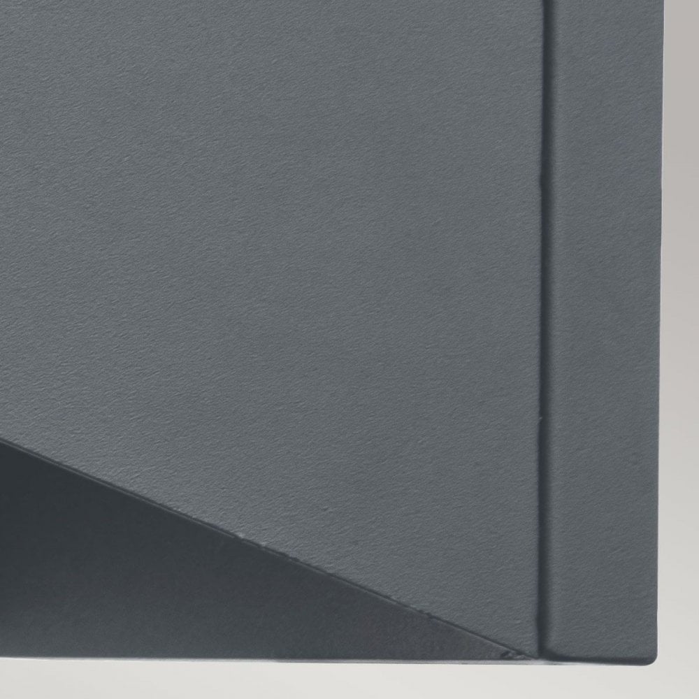 Elstead PORTO Porto 1 Light Wall Lantern Grey