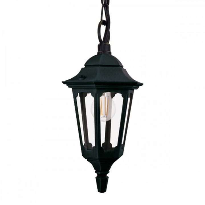 Elstead PR9-BLACK Parish 1 Light Chain Lantern Black