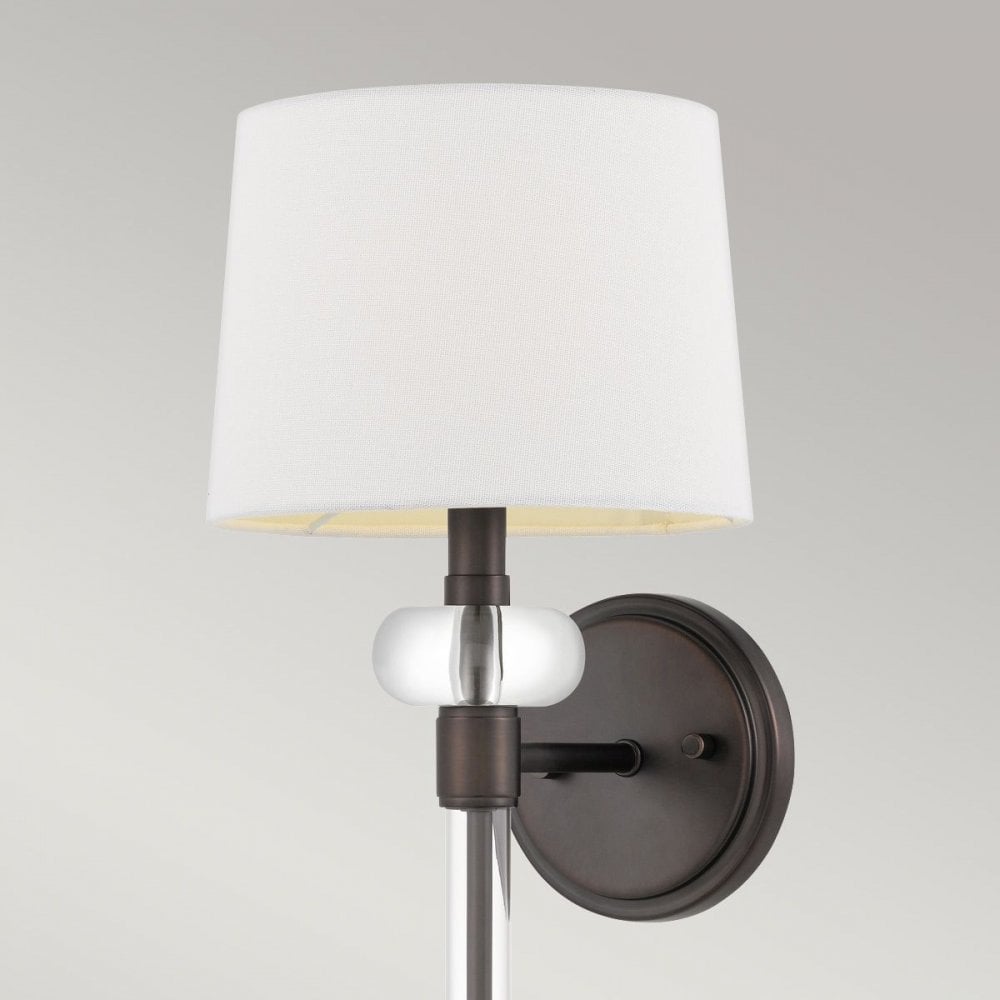 Quoizel QZ-BARBOUR1-HO Barbour 1 Light Wall Light Harbor Bronze