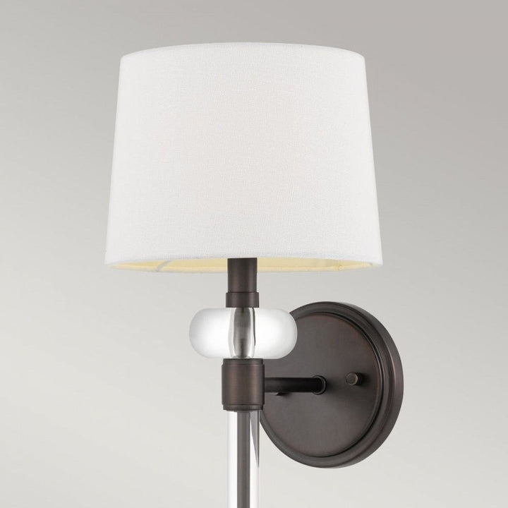 Quoizel QZ-BARBOUR1-HO Barbour 1 Light Wall Light Harbor Bronze