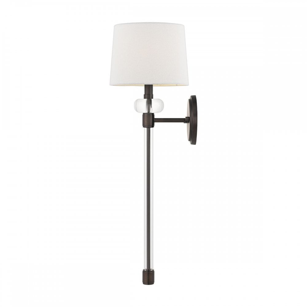 Quoizel QZ-BARBOUR1-HO Barbour 1 Light Wall Light Harbor Bronze