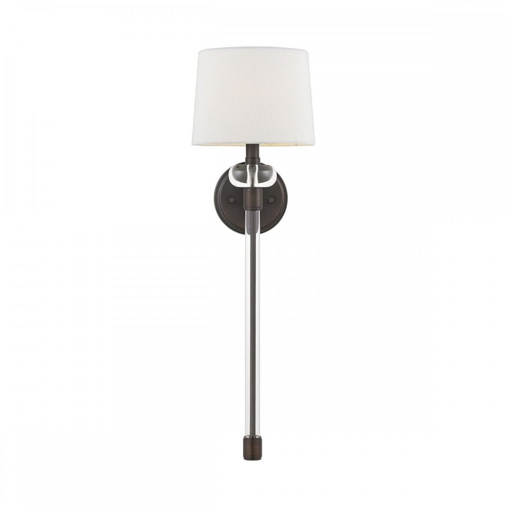 Quoizel QZ-BARBOUR1-HO Barbour 1 Light Wall Light Harbor Bronze
