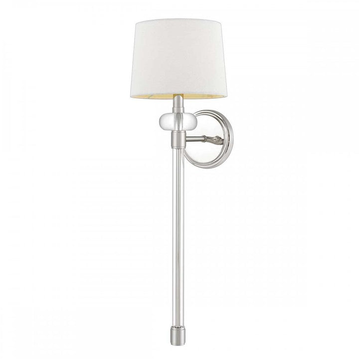 Quoizel QZ-BARBOUR1-PN Barbour 1 Light Wall Light Polished Nickel