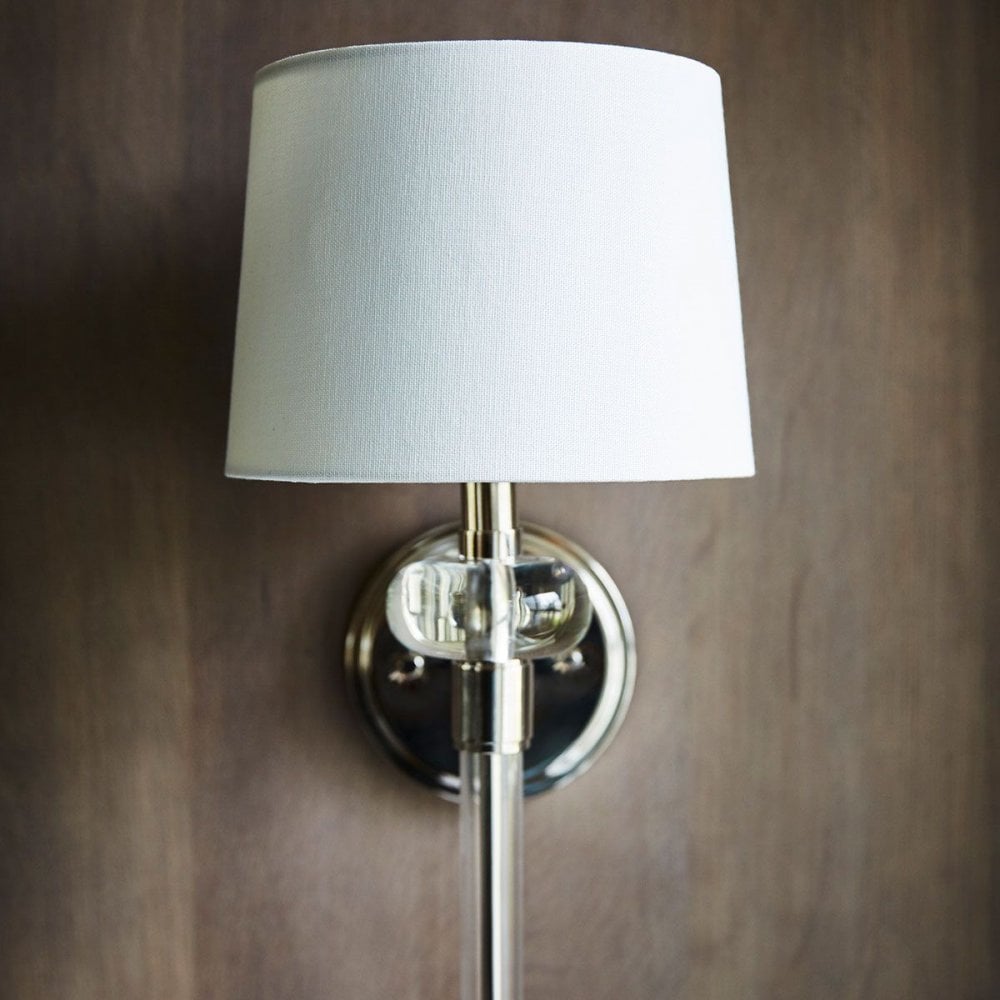 Quoizel QZ-BARBOUR1-PN Barbour 1 Light Wall Light Polished Nickel