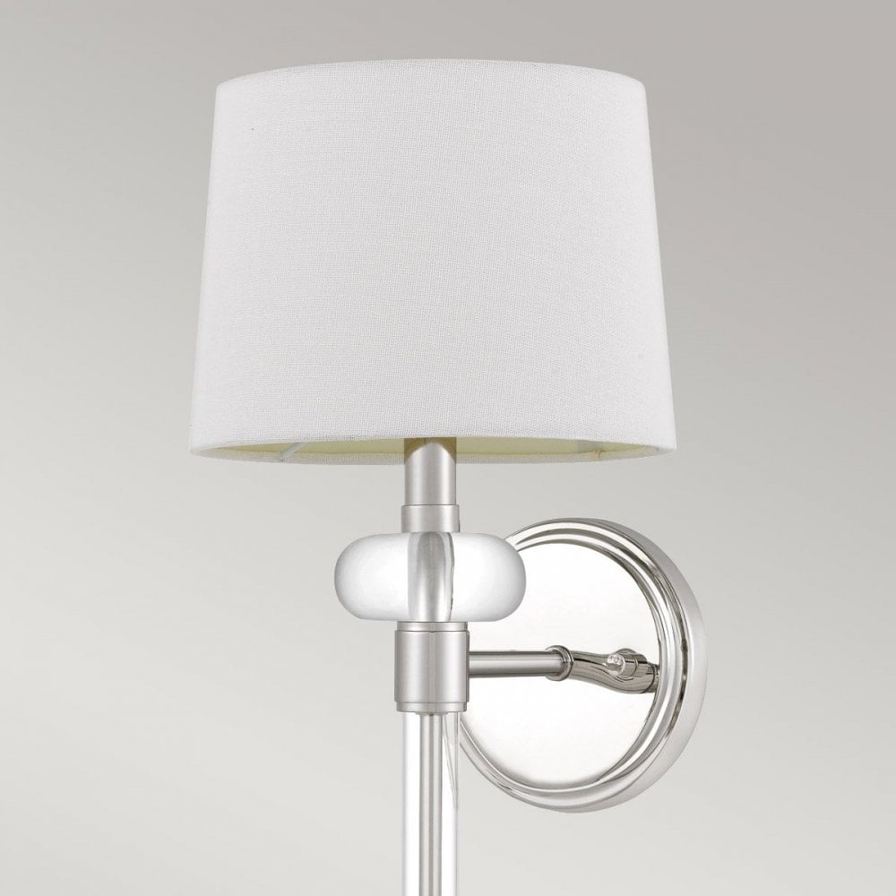 Quoizel QZ-BARBOUR1-PN Barbour 1 Light Wall Light Polished Nickel