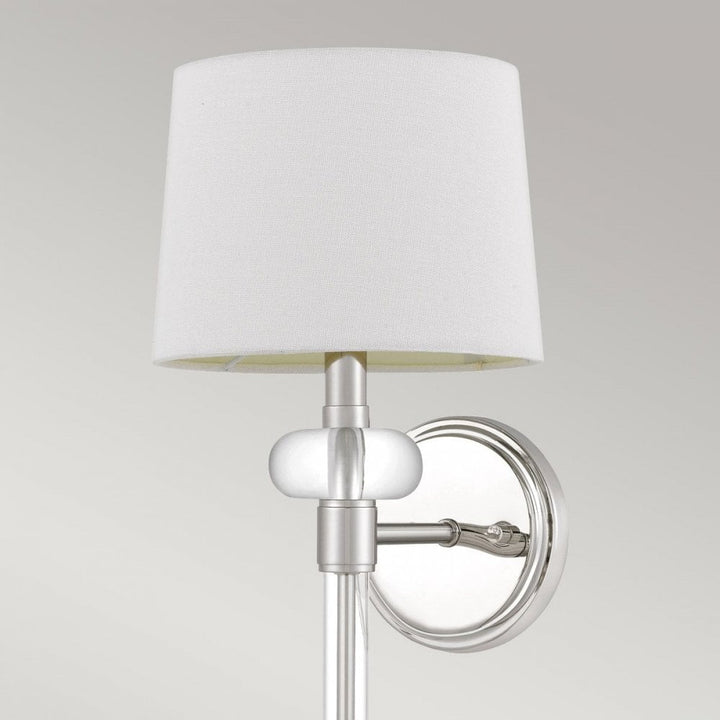 Quoizel QZ-BARBOUR1-PN Barbour 1 Light Wall Light Polished Nickel