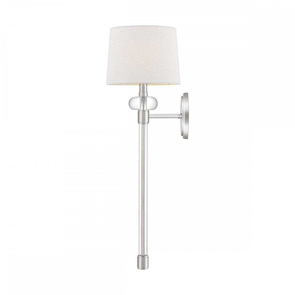 Quoizel QZ-BARBOUR1-PN Barbour 1 Light Wall Light Polished Nickel