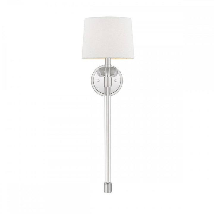 Quoizel QZ-BARBOUR1-PN Barbour 1 Light Wall Light Polished Nickel