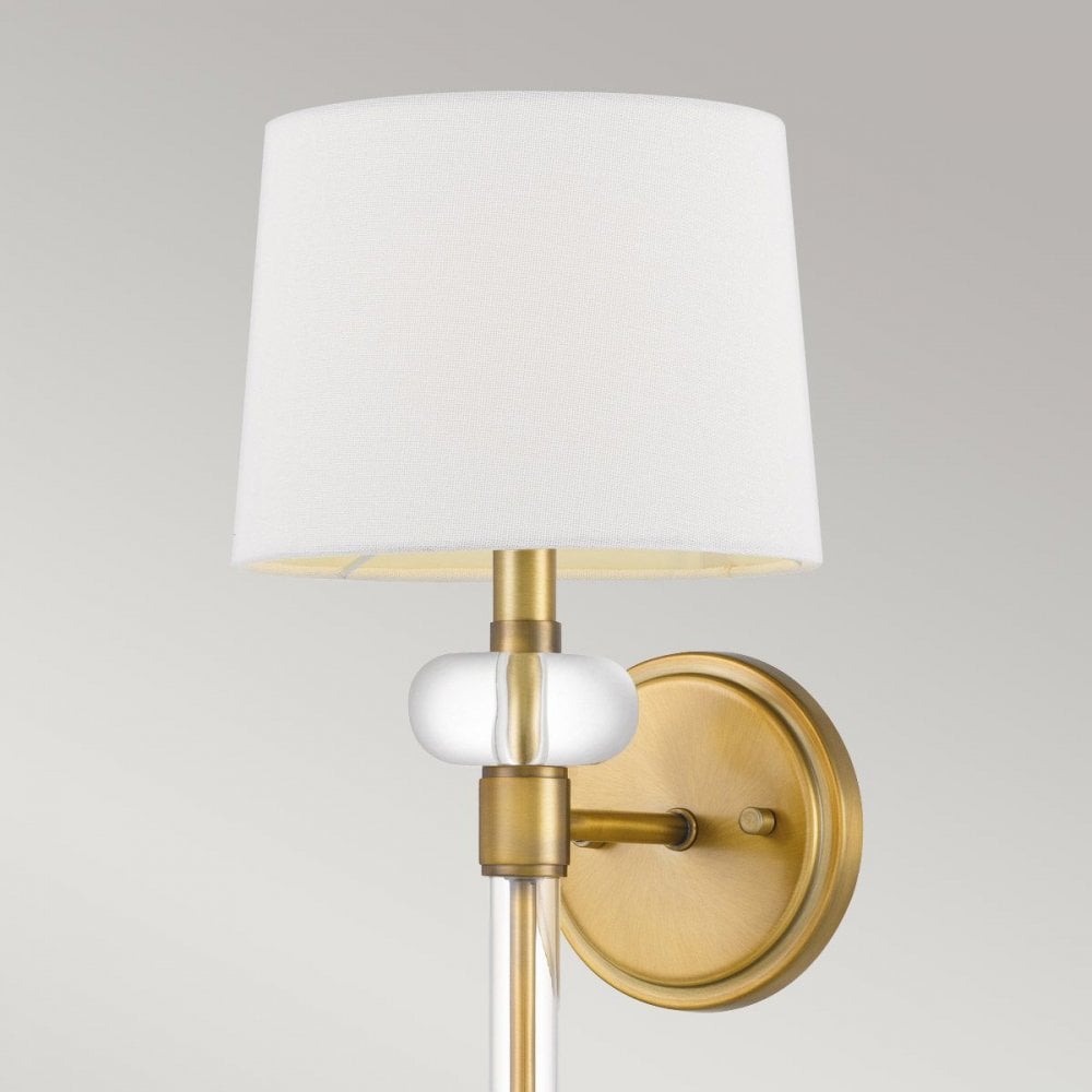 Quoizel QZ-BARBOUR1-WS Barbour 1 Light Wall Light Weathered Brass
