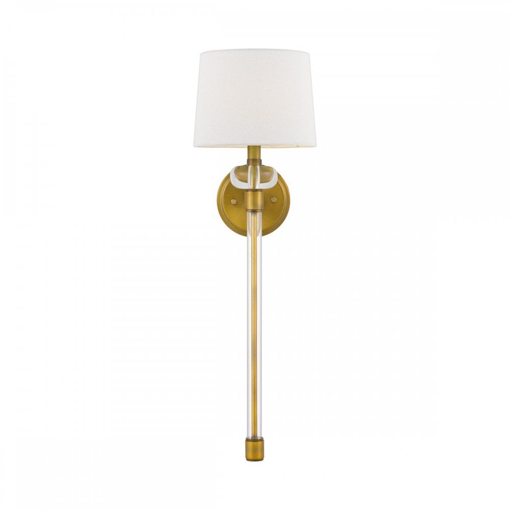 Quoizel QZ-BARBOUR1-WS Barbour 1 Light Wall Light Weathered Brass