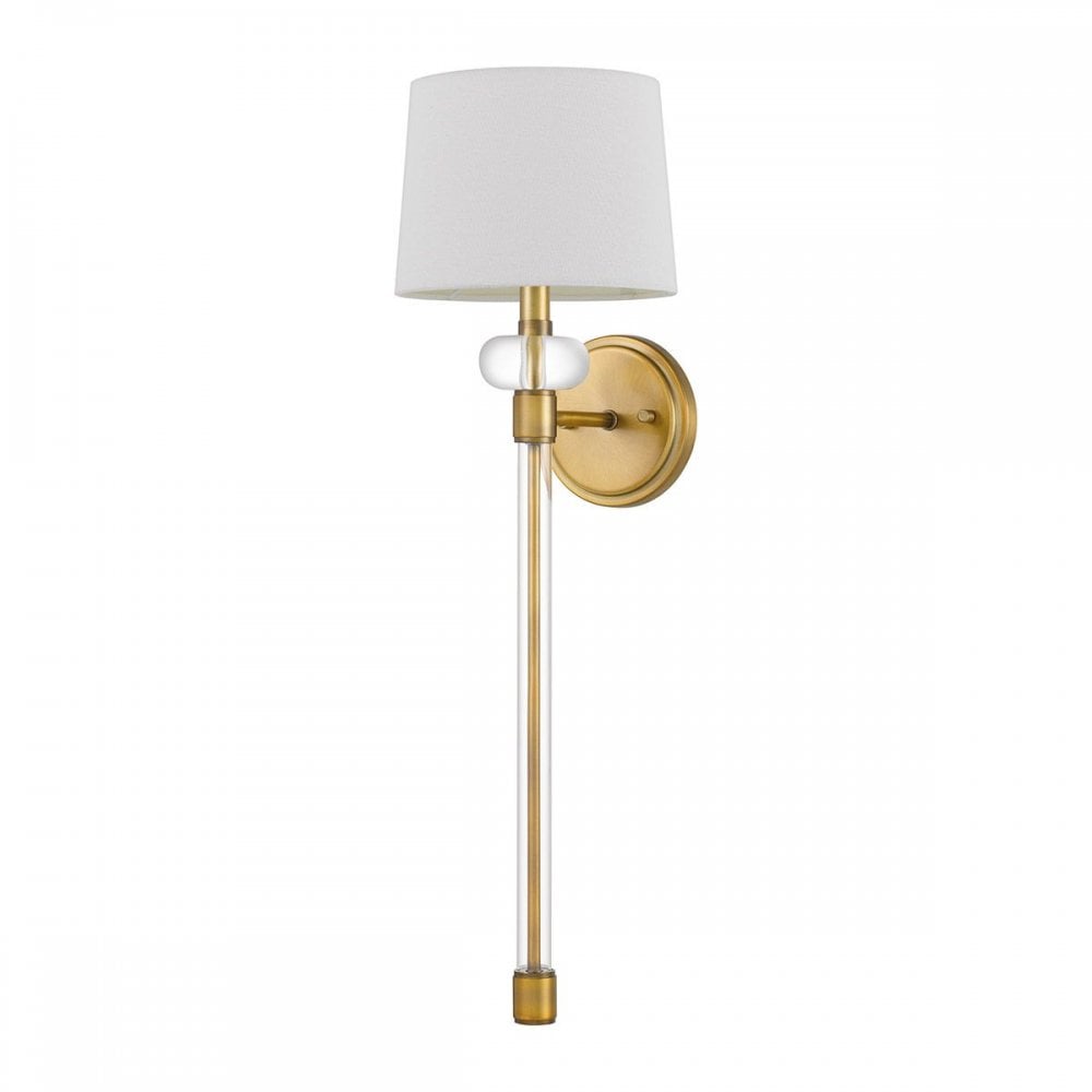 Quoizel QZ-BARBOUR1-WS Barbour 1 Light Wall Light Weathered Brass