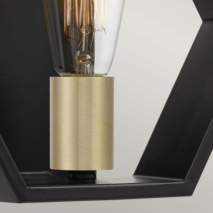 Quoizel QZ-BISMARCK1-EK Bismarck 1 Light Wall Light Earth Black