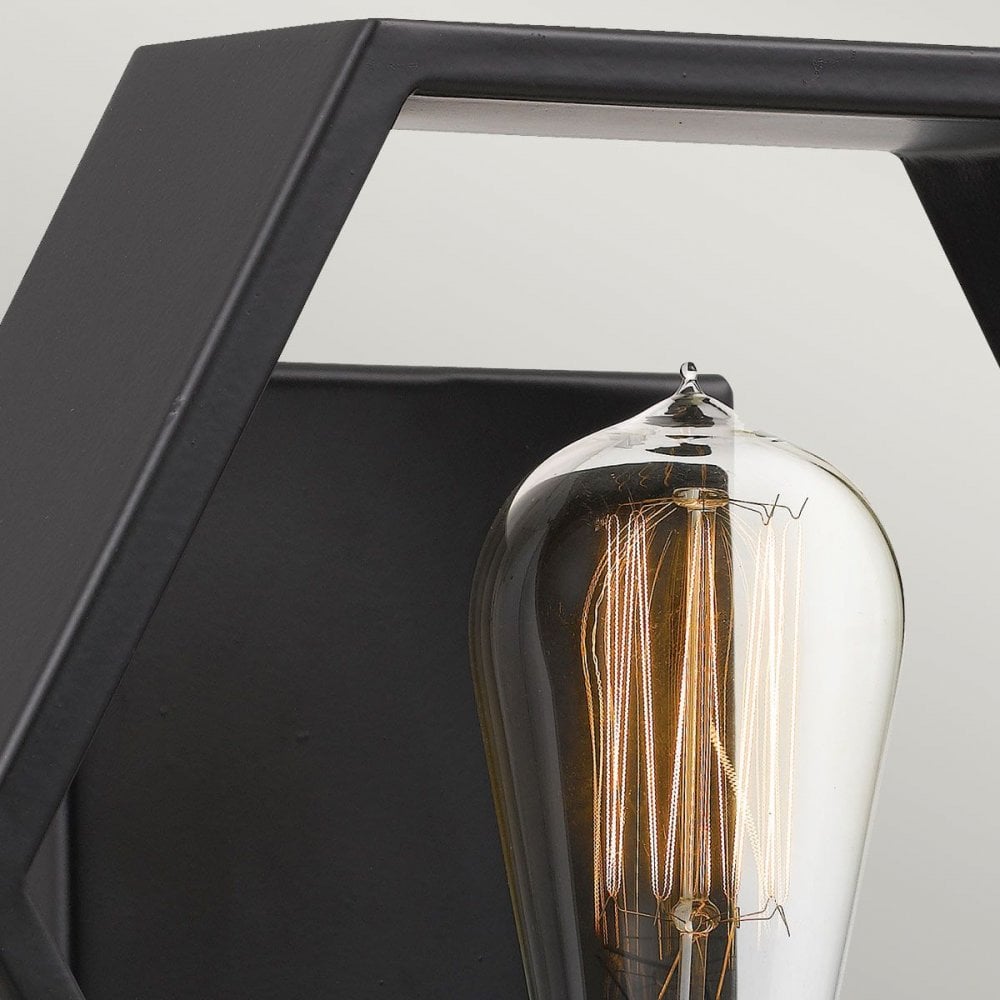 Quoizel QZ-BISMARCK1-EK Bismarck 1 Light Wall Light Earth Black