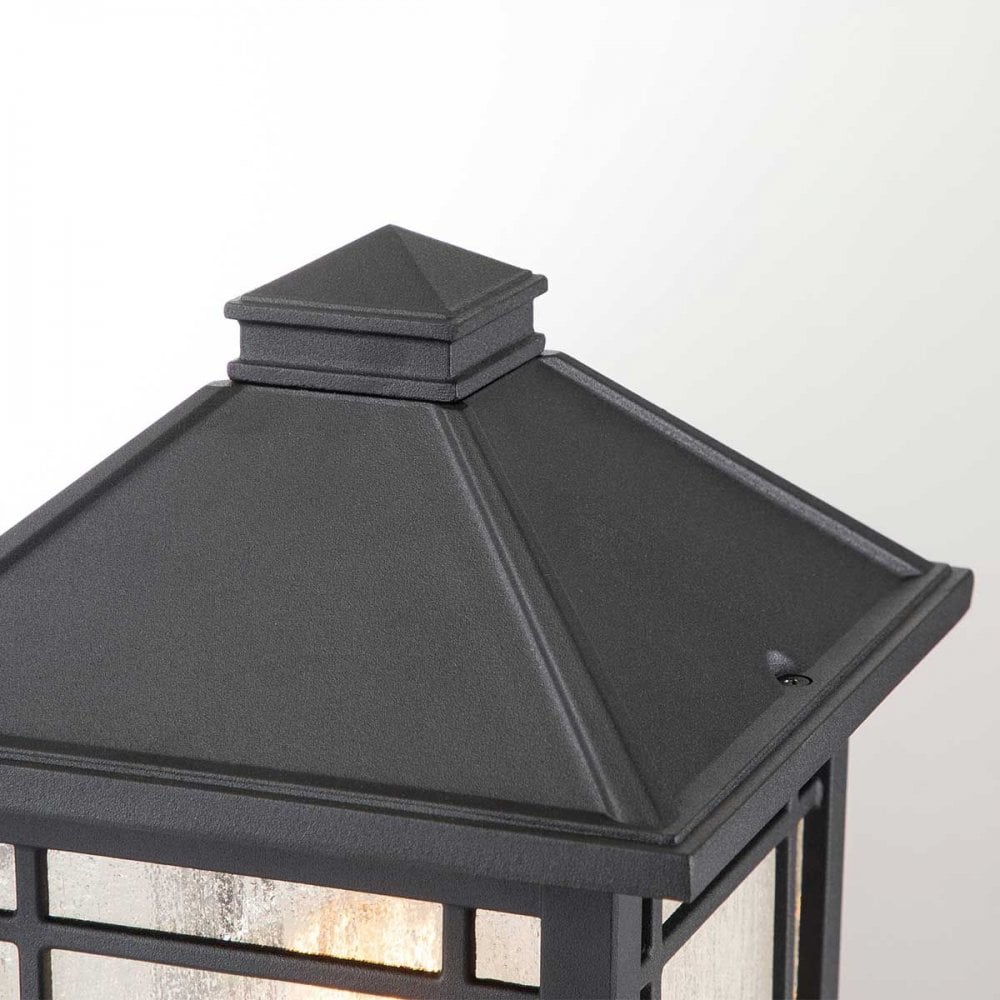 Quoizel QZ-CEDAR-POINT3-M-BK Cedar Point 1 Light Pedestal Black