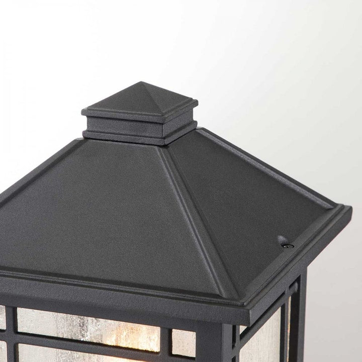 Quoizel QZ-CEDAR-POINT3-M-BK Cedar Point 1 Light Pedestal Black