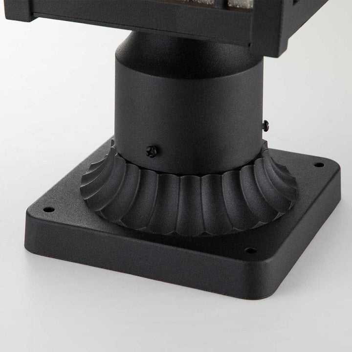 Quoizel QZ-CEDAR-POINT3-M-BK Cedar Point 1 Light Pedestal Black