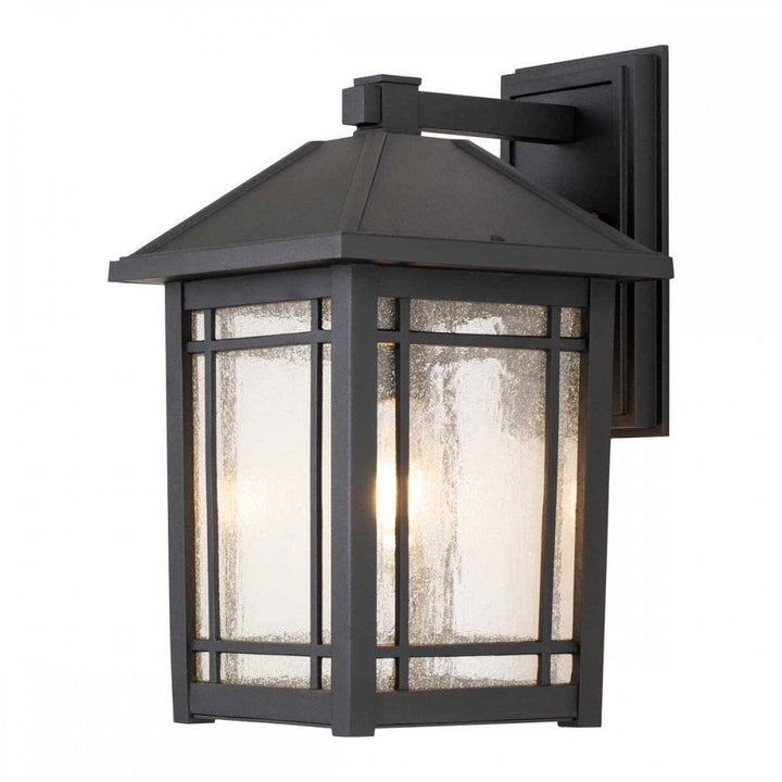 Quoizel QZ-CEDAR-POINT-L-BK Cedar Point 1 Light Wall Lantern - Large Black