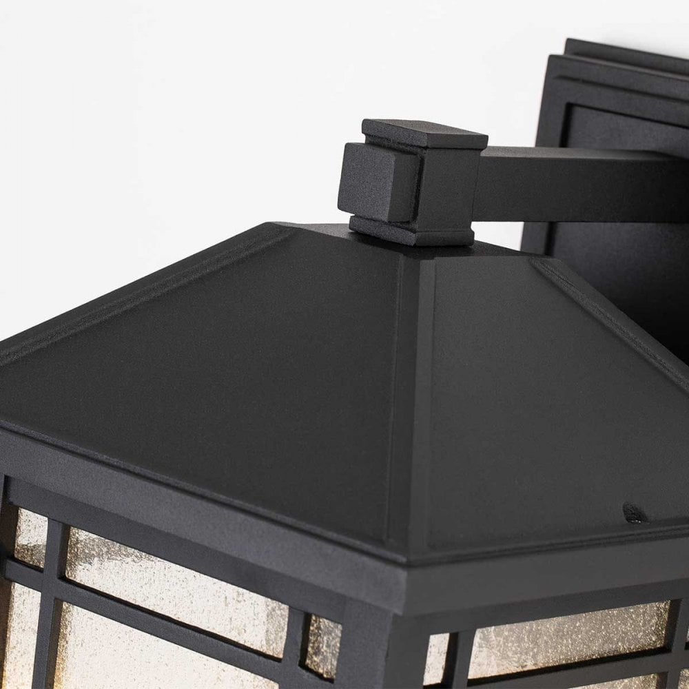 Quoizel QZ-CEDAR-POINT-L-BK Cedar Point 1 Light Wall Lantern - Large Black