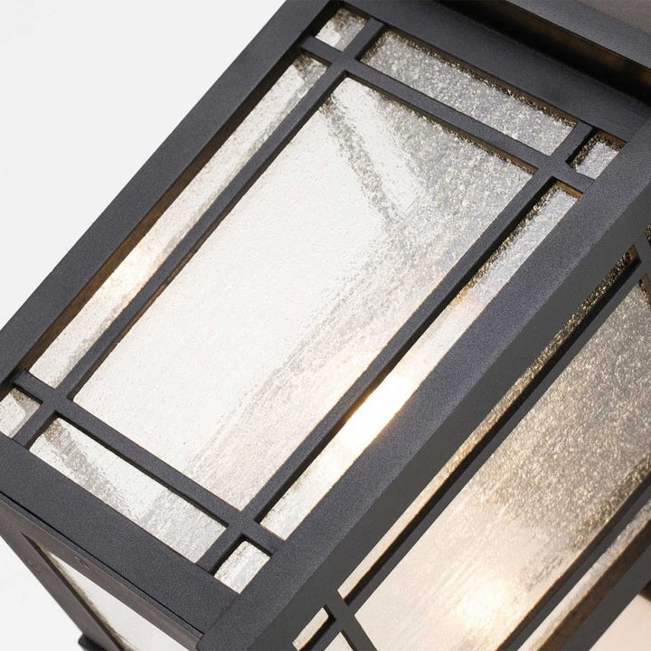 Quoizel QZ-CEDAR-POINT-L-BK Cedar Point 1 Light Wall Lantern - Large Black