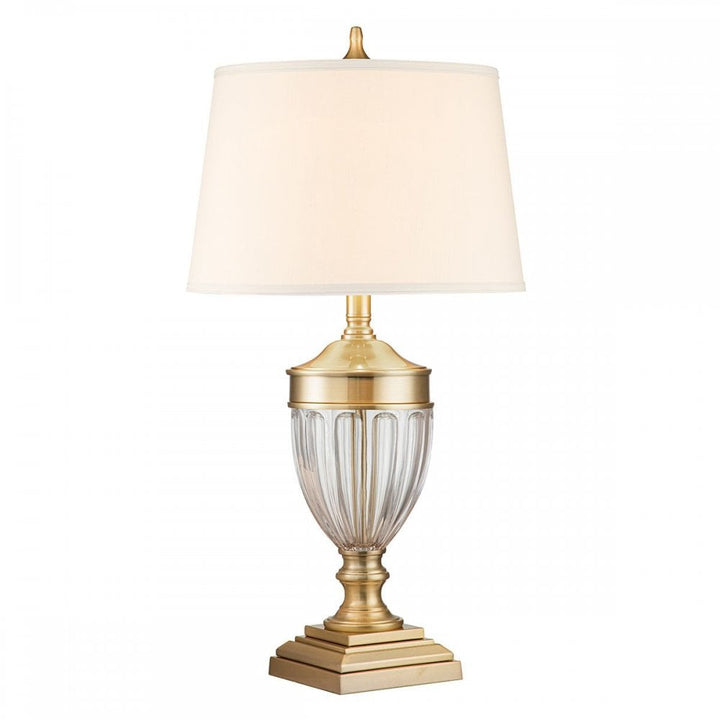 Quoizel QZ-DENNISON-BB Dennison 1 Light Table Lamp - Brushed Brass