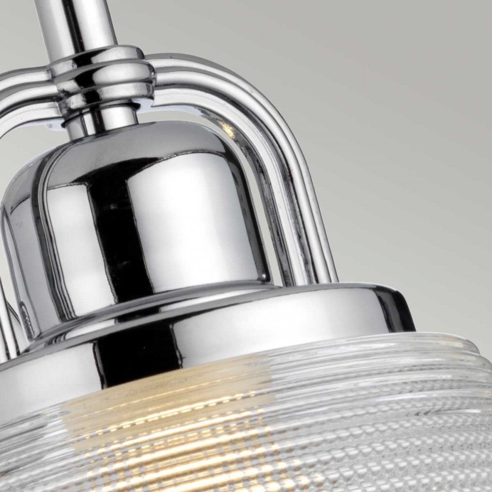 Quoizel QZ-DUBLIN1-PC Dublin 1 Light Wall Light Polished Chrome