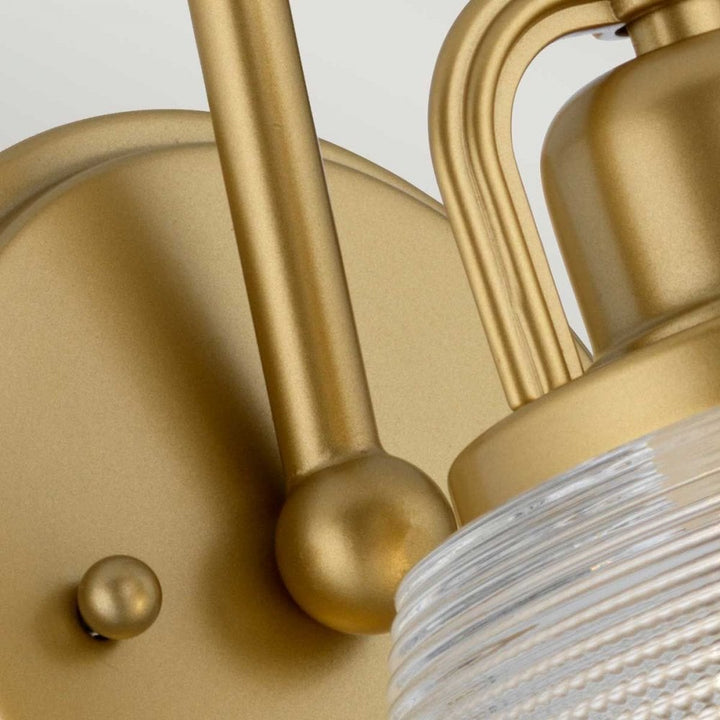Quoizel QZ-DUBLIN1-PNBR Dublin 1 Light Wall Light Painted Natural Brass