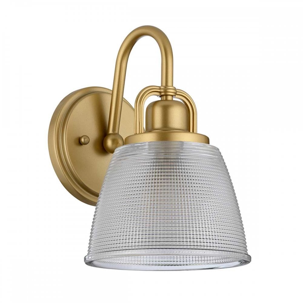 Quoizel QZ-DUBLIN1-PNBR Dublin 1 Light Wall Light Painted Natural Brass