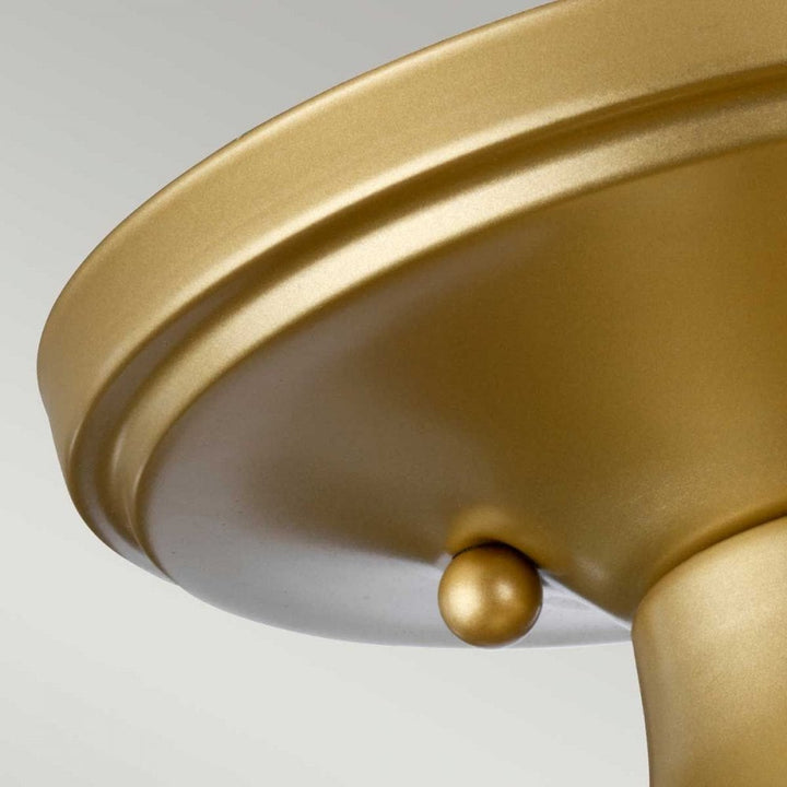 Quoizel QZ-DUBLIN-SF-PNBR Dublin 1 Light Semi-Flush Painted Natural Brass