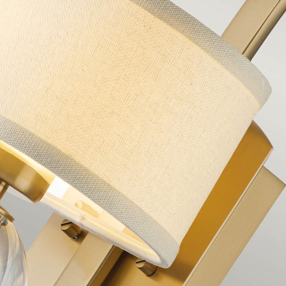Quoizel QZ-GOTHAM1-BB Gotham 1 Light Wall Light Brushed Brass