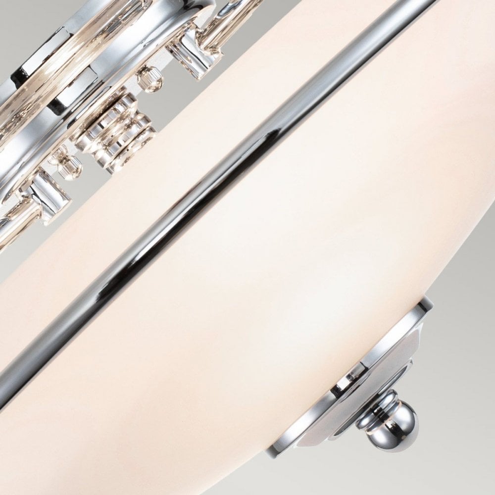 Quoizel QZ-GRIFFIN-F-PC Griffin 3 Light Flush Polished Chrome