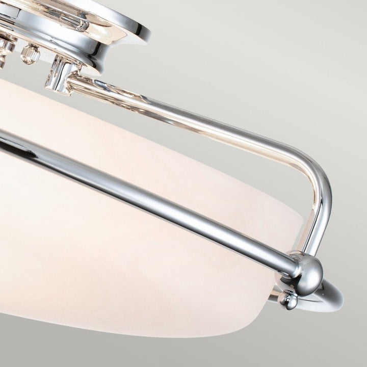 Quoizel QZ-GRIFFIN-F-PC Griffin 3 Light Flush Polished Chrome