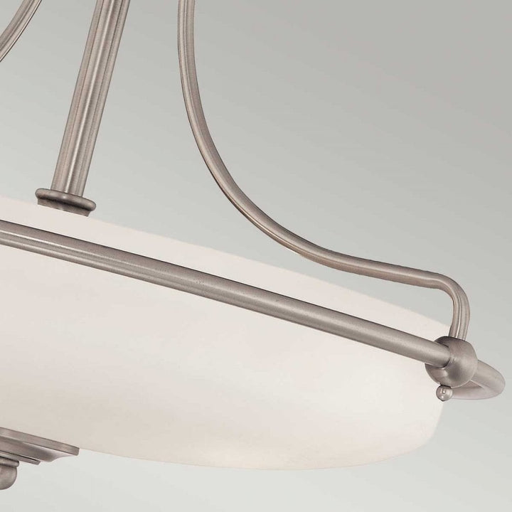 Quoizel QZ-GRIFFIN-SFM-AN Griffin 4 Light Semi-Flush Antique Nickel