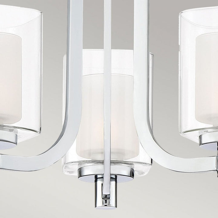 Quoizel QZ-KOLT-SF-PC-BATH Kolt 3 Light Semi-Flush Polished Chrome