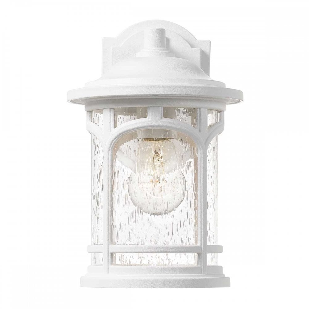 Quoizel QZ-MARBLEHEAD-S-WHT Marblehead 1 Light Small Wall Lantern White