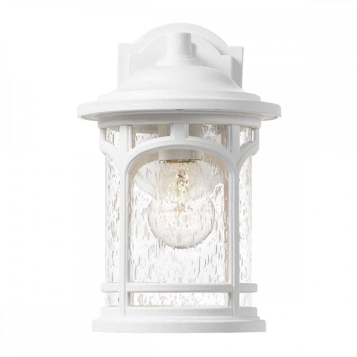 Quoizel QZ-MARBLEHEAD-S-WHT Marblehead 1 Light Small Wall Lantern White