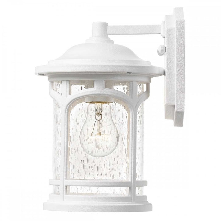 Quoizel QZ-MARBLEHEAD-S-WHT Marblehead 1 Light Small Wall Lantern White