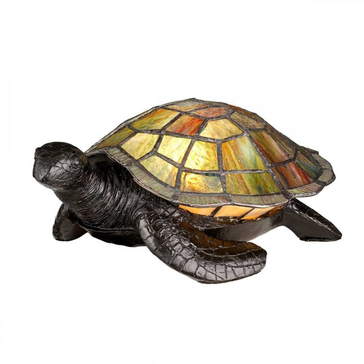 Quoizel QZ-SAWBACK-TL Tiffany Animal Lamps Sawback Turtle Lamp Vintage Bronze