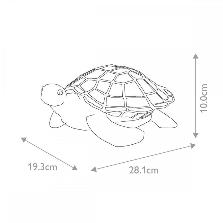 Quoizel QZ-SAWBACK-TL Tiffany Animal Lamps Sawback Turtle Lamp Vintage Bronze